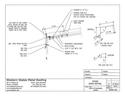 west sheet metal|western states metal roofing details.